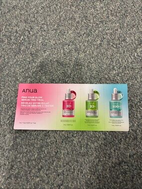 Anua Find Your Glow Serum Trio Trial - Pink, Green, Teal